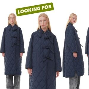 ISO Ganni Ripstop Coat